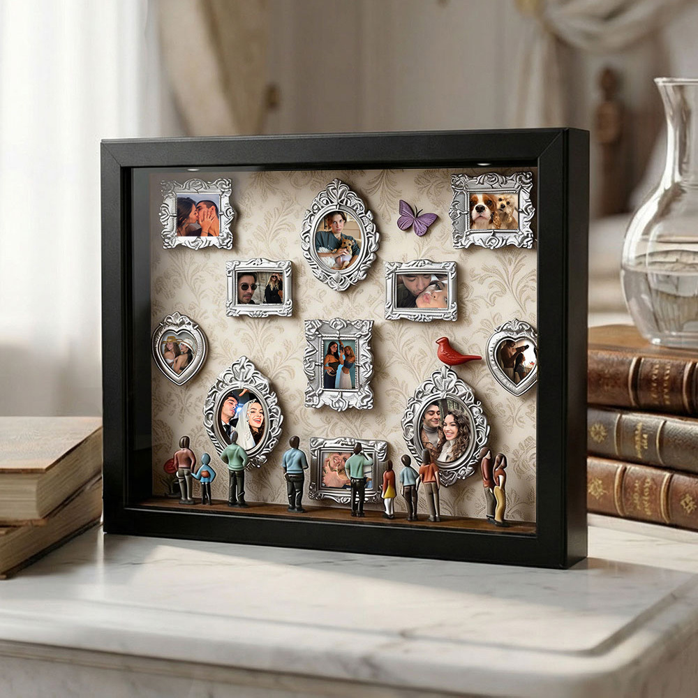 Museum Of Us Fotolijst, Gepersonaliseerd Cadeau Voor Stellen, Schattig Miniatuur Museumcadeau, Betekenisvol Cadeau, Valentijnsdagcadeau, Jubileumcadeau - SokkenFoto