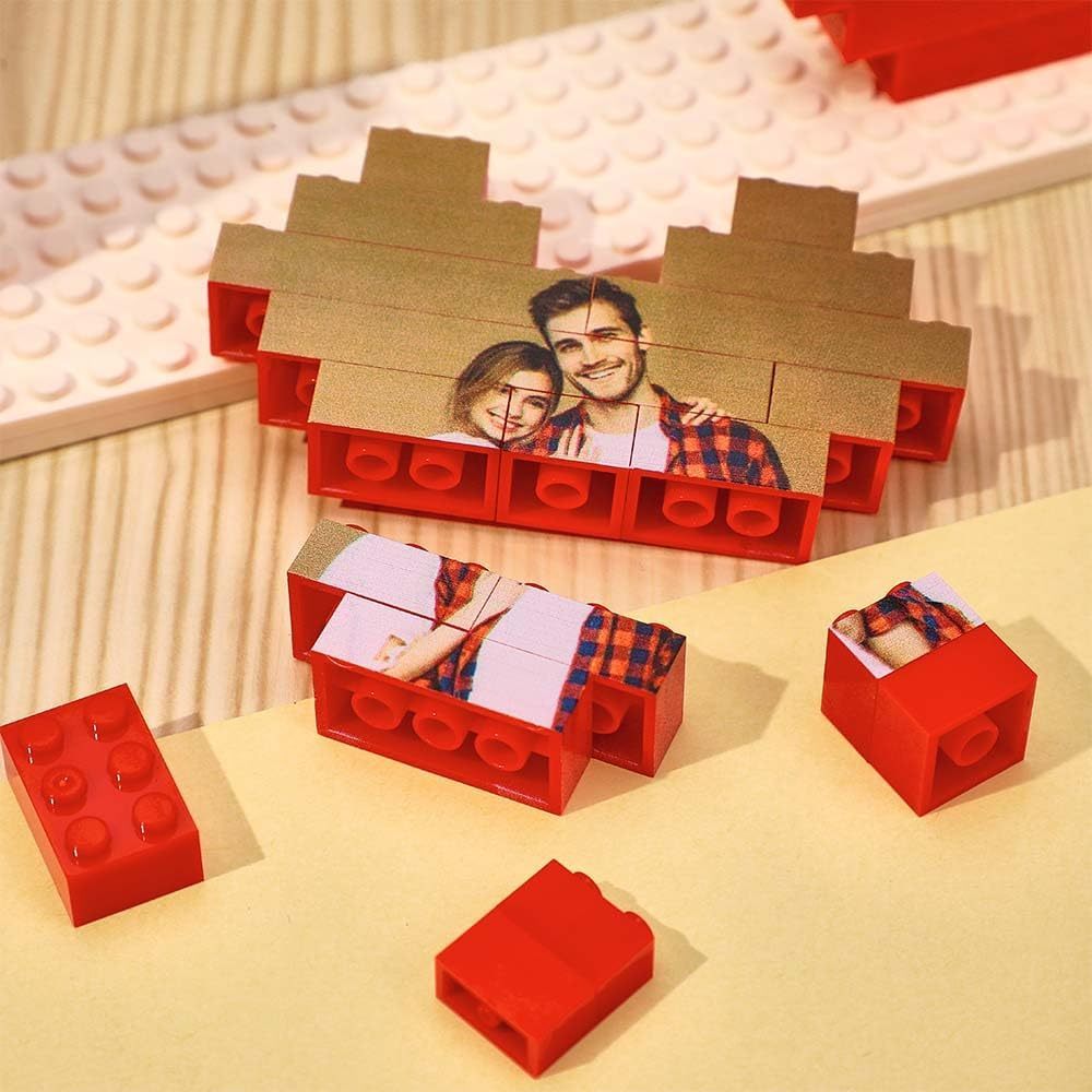 Valentijnsdagcadeaus Aangepaste Bouwsteenpuzzel I Love You Photo Brick Puzzles Cadeaus Voor Geliefden