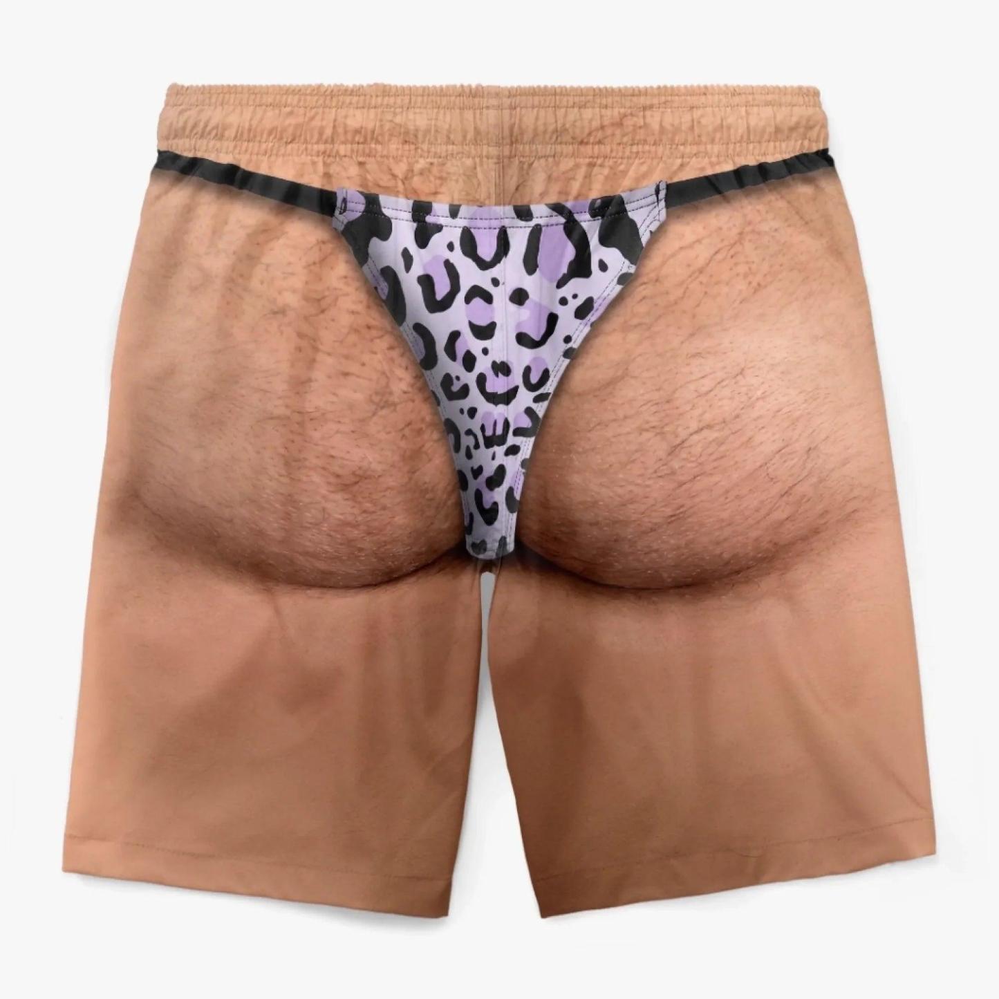 Aangepaste Grappige Mannen Zwembroek Nieuwigheid Optische Illusie Zwembroek Grappige Nieuwigheid Party Board Shorts Cadeau Voor Man Vriendje - SokkenFoto