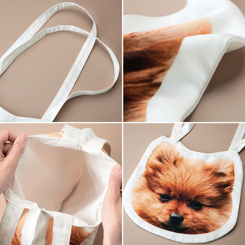 Gepersonaliseerde Draagtas Met Huisdiergezichtje