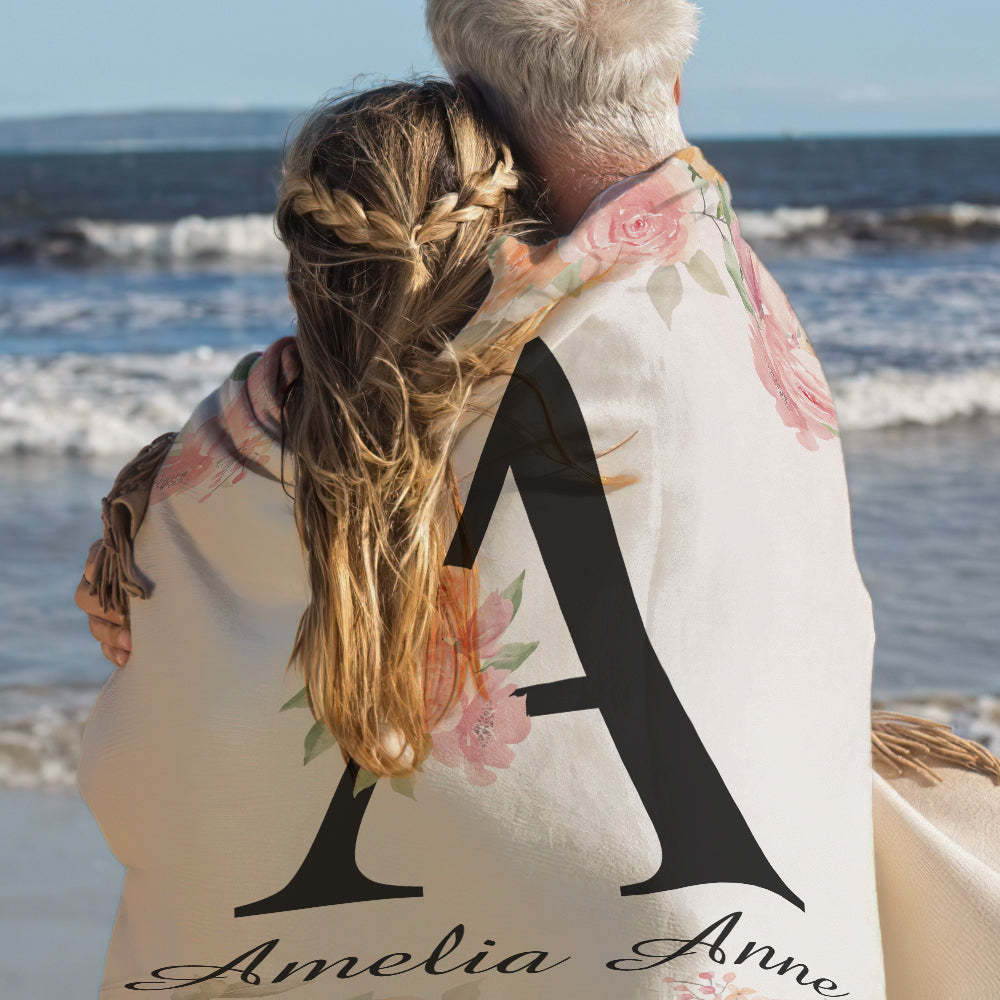 Gepersonaliseerde Babydeken Fleece Deken Naamdeken Kraamcadeau - SokkenFoto