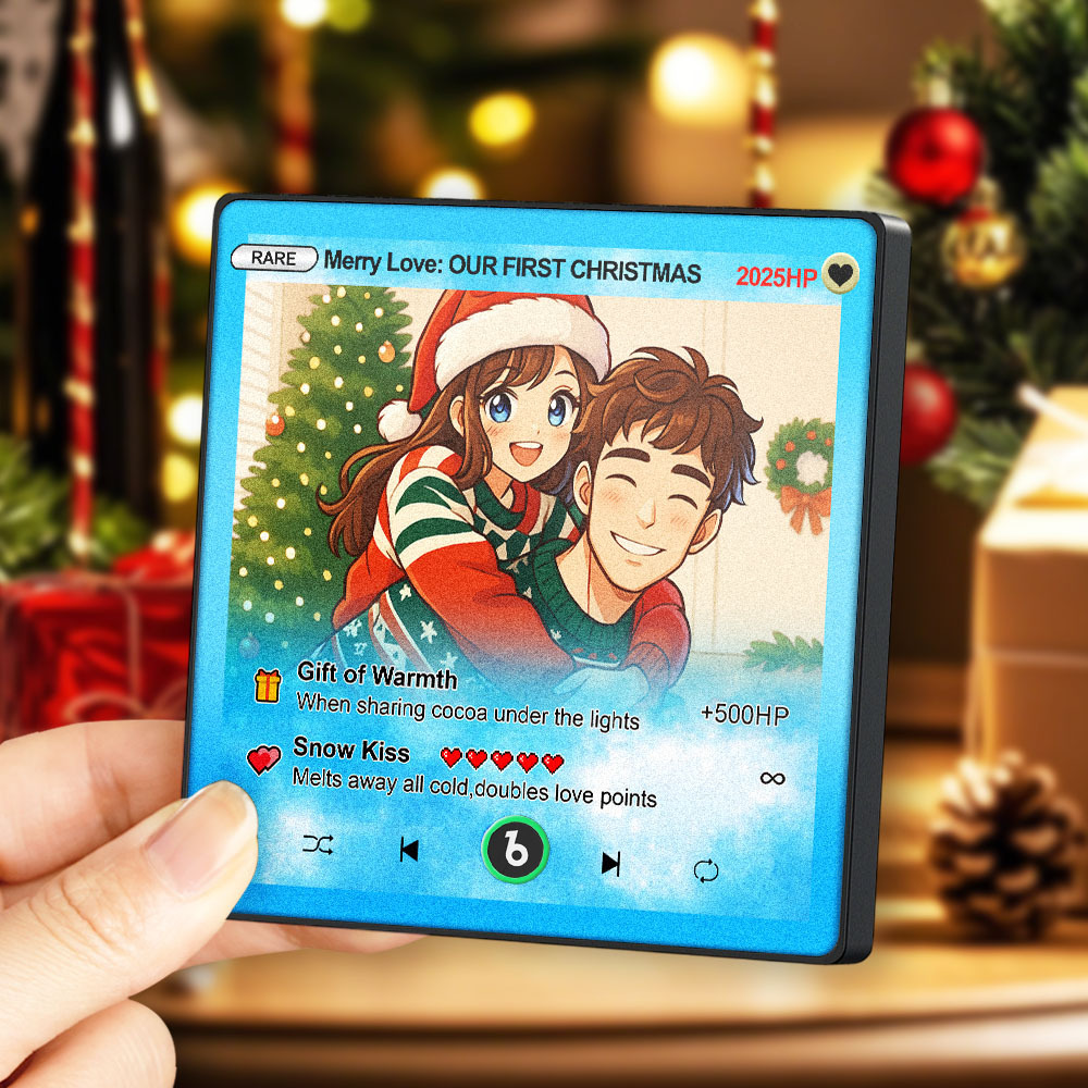 Halloween Cadeaus Gepersonaliseerde Foto Koelkastmagneet Muziek Kan Worden Afgespeeld Zonder Mobiel Muziek Koelkastmagneet - SokkenFoto