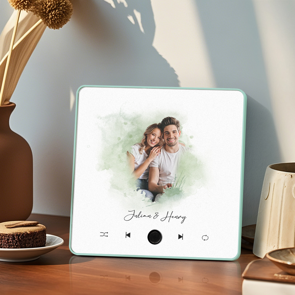 Aangepaste Album Koelkastmagneet Gepersonaliseerde Muziek Koelkastmagneet Kan Liedjes Afspelen En Het Volume Aanpassen - SokkenFoto