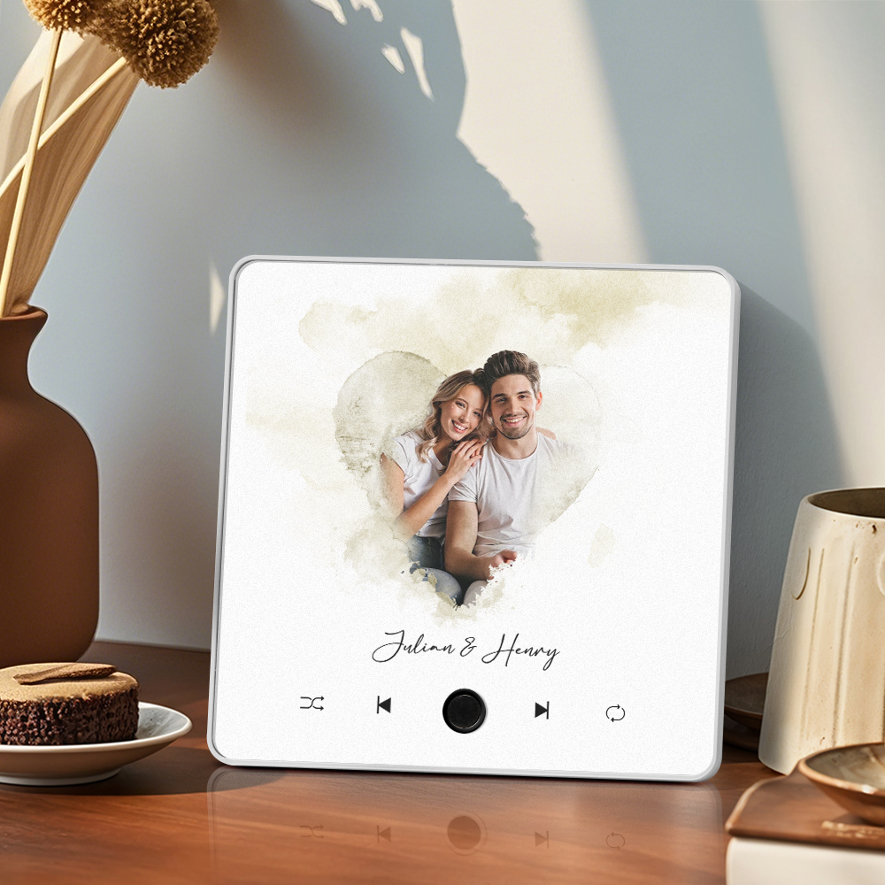 Aangepaste Album Koelkastmagneet Gepersonaliseerde Muziek Koelkastmagneet Kan Liedjes Afspelen En Het Volume Aanpassen - SokkenFoto