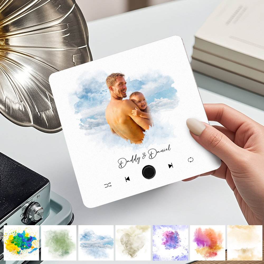 Gepersonaliseerde Album Koelkastmagneet Gepersonaliseerde Muziek Koelkastmagneet Kan Liedjes Afspelen En Het Volume Aanpassen - SokkenFoto
