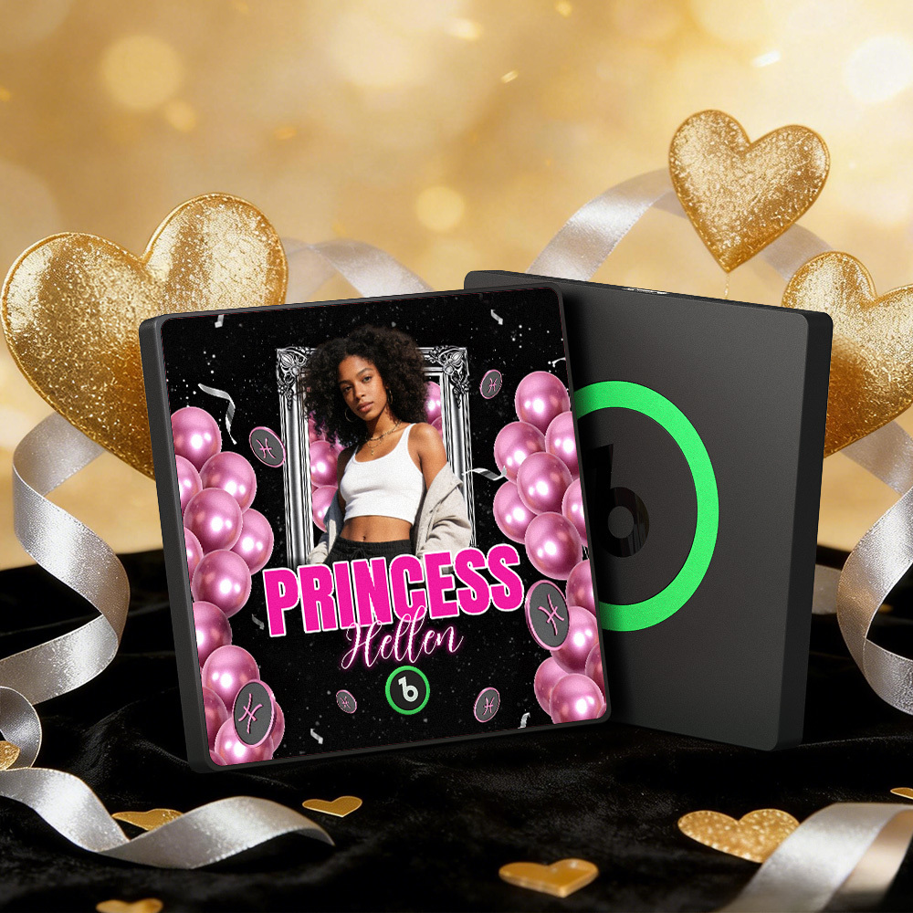 Gepersonaliseerde Koelkastmagneten Met Muziek, Prinsessenstijl, Kleurrijk Frame, Album, Koelkastmagneet Die Liedjes Kan Afspelen, Cadeau - SokkenFoto