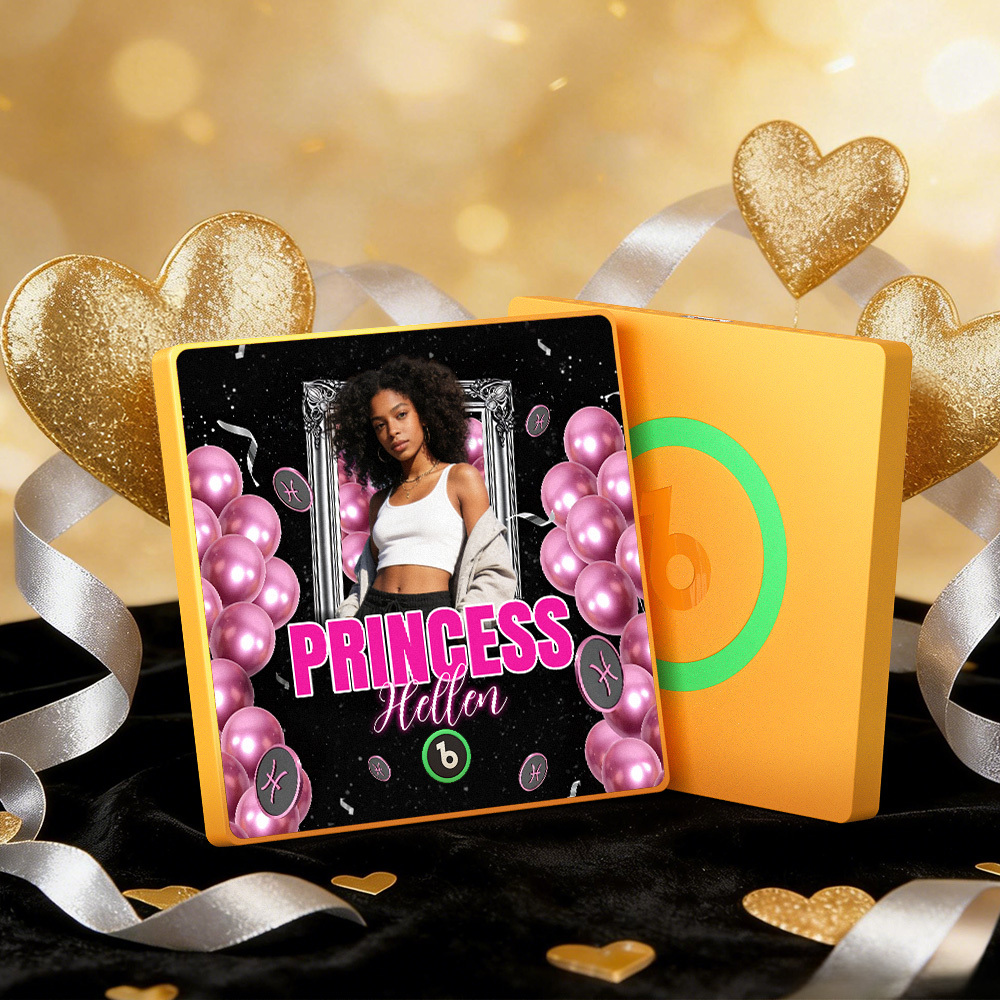 Gepersonaliseerde Koelkastmagneten Met Muziek, Prinsessenstijl, Kleurrijk Frame, Album, Koelkastmagneet Die Liedjes Kan Afspelen, Cadeau - SokkenFoto