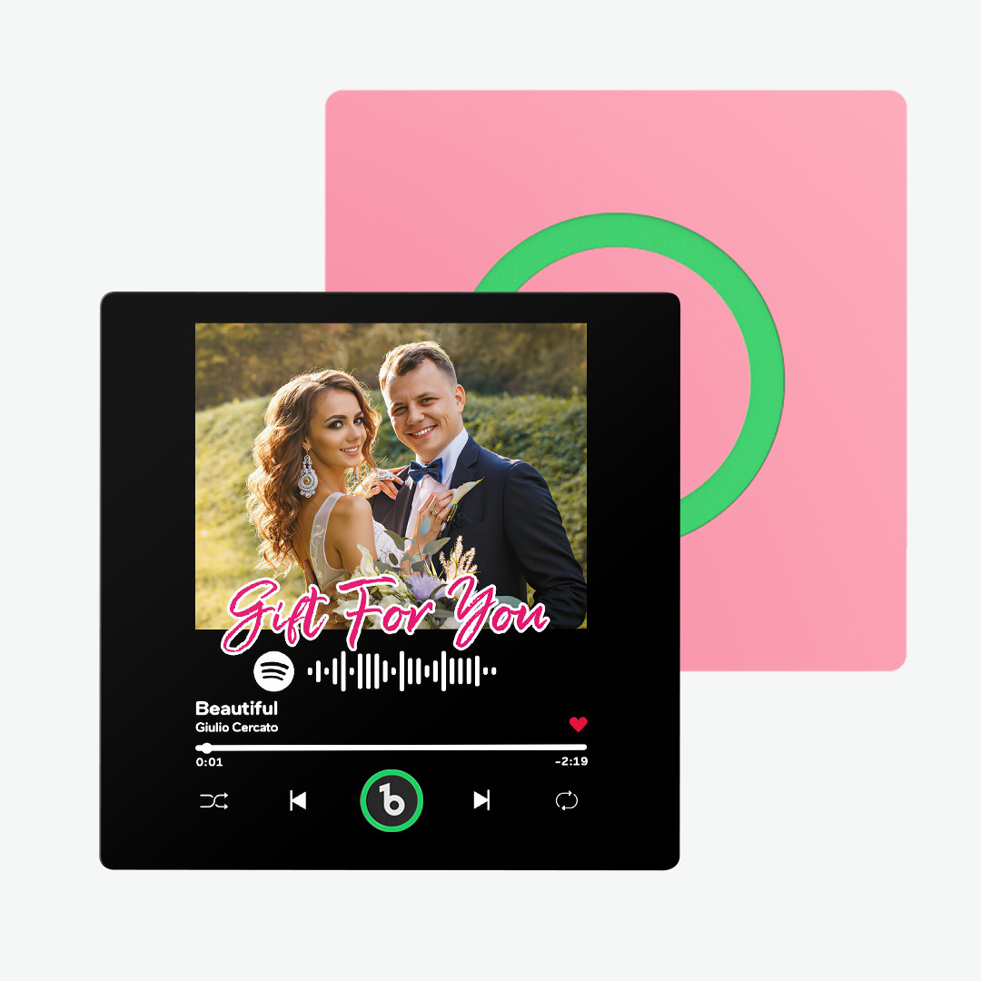Aangepaste Muziek Koelkastmagneet Muziek Muur Foto Sticker Die Muziek Speelt Zonder Mobiele Telefoon Meerdere Stijlen Paar Geschenken - SokkenFoto