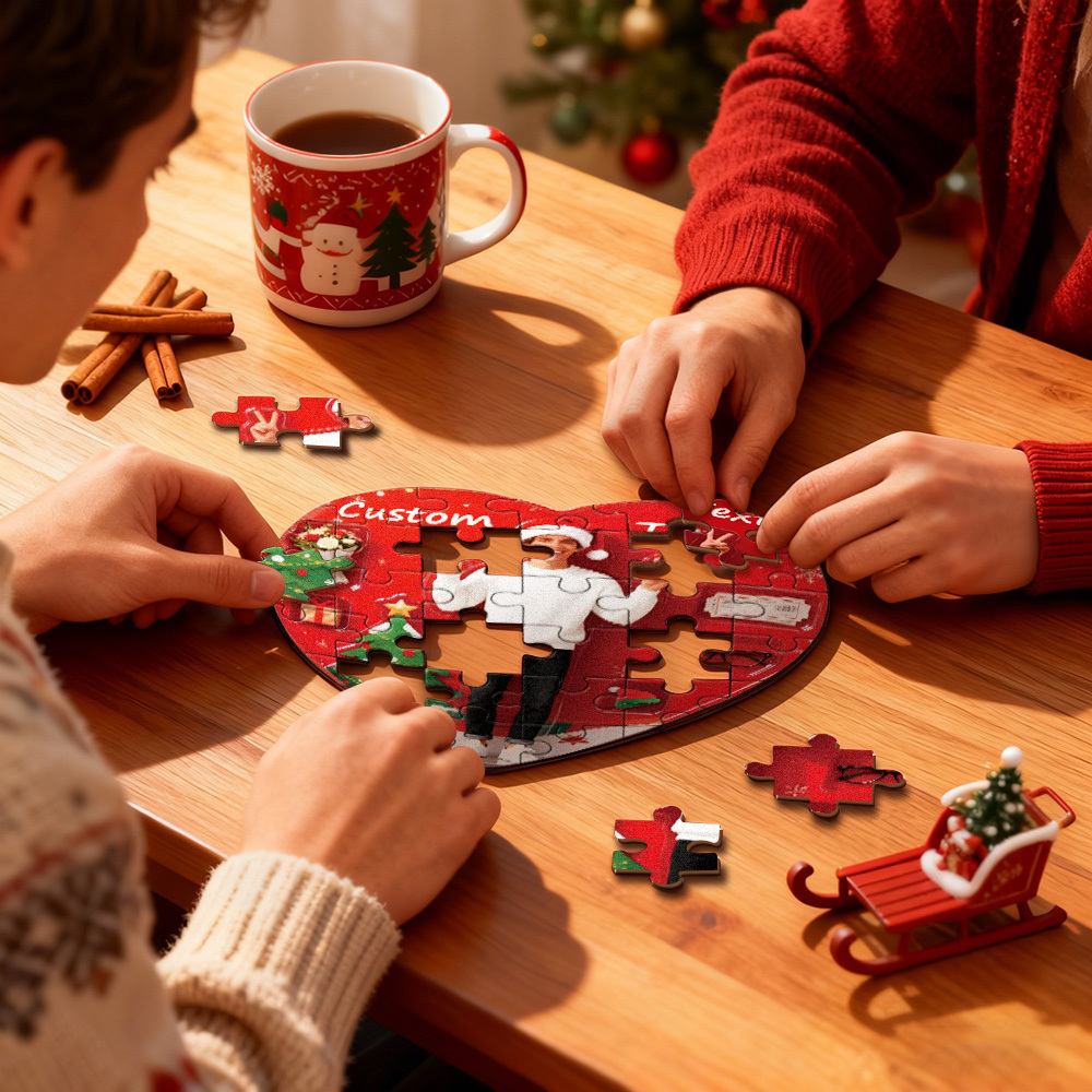 Puzzel Op Maat - Valentijnscadeau Voor Geliefden - Cadeau Voor Vriend/vriendin - SokkenFoto
