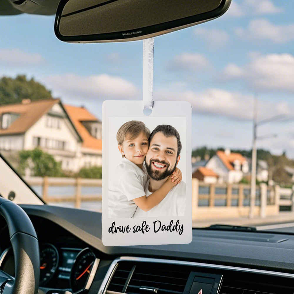 Foto Auto Ornament, Hond Portret Ornament, Huisdier Auto Ornament Gepersonaliseerde Geschenken Voor Hem Aangepaste Foto Auto Ornament Paar Ornament
