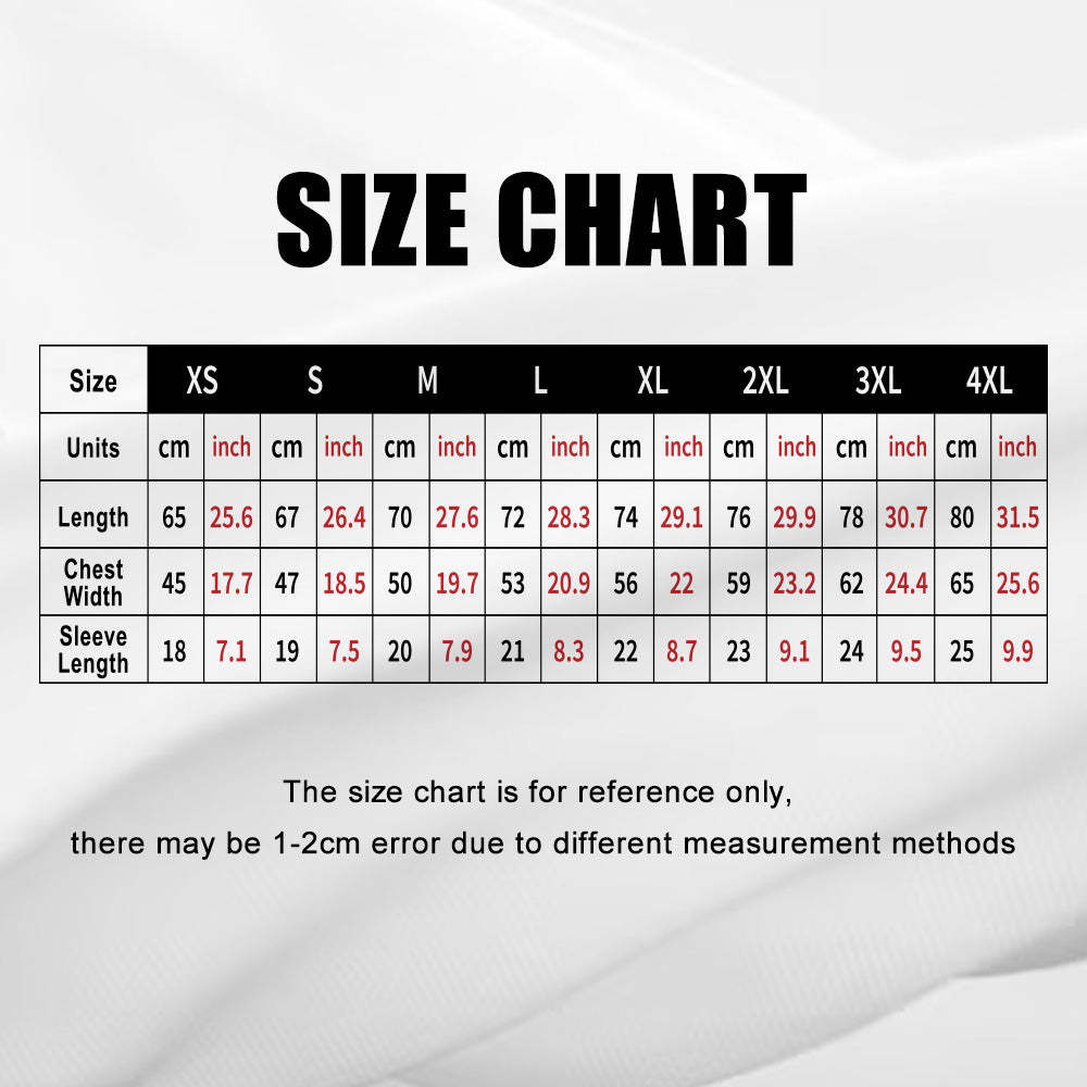 Aangepaste Tekst En Gezicht T-shirts Gepersonaliseerd Unisex Shirt Mode Cadeau Voor Hem Voor Haar - SokkenFoto