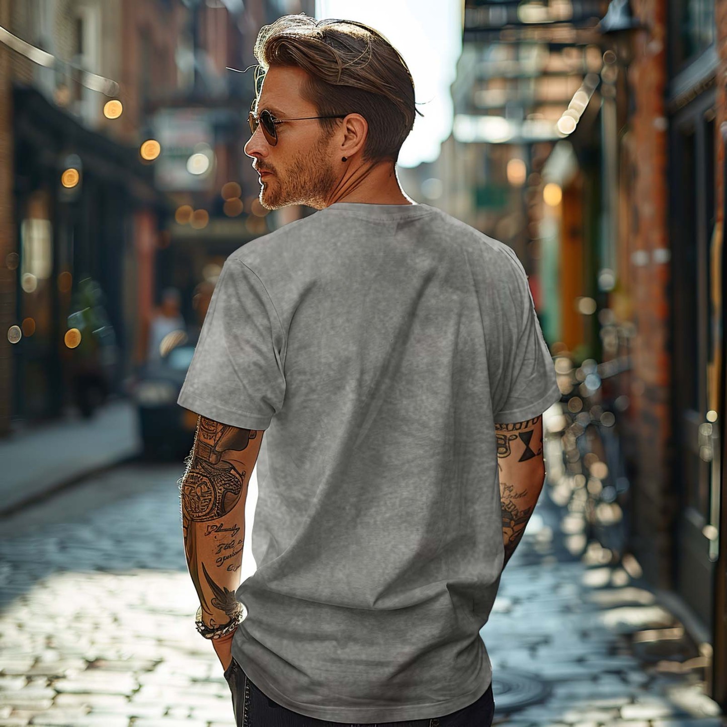 Comfort Kleuren Aangepaste Foto Shirt Voor Papa, Papa Portret Geborduurd Shirt Van Foto, Nieuwe Papa Shirt, Vaderdagcadeaus, Cadeau Voor Man - SokkenFoto