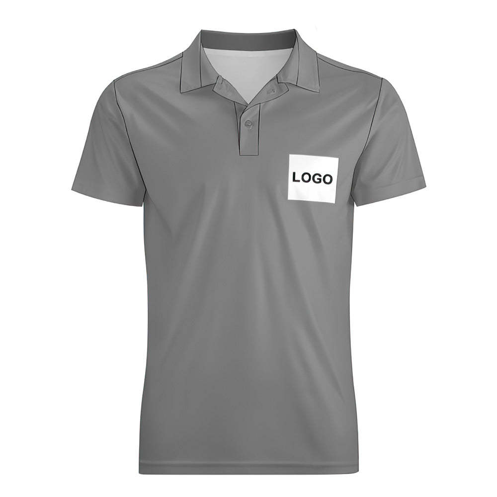 Heren Poloshirt Met Eigen Logo, Gepersonaliseerde Golfshirts - SokkenFoto