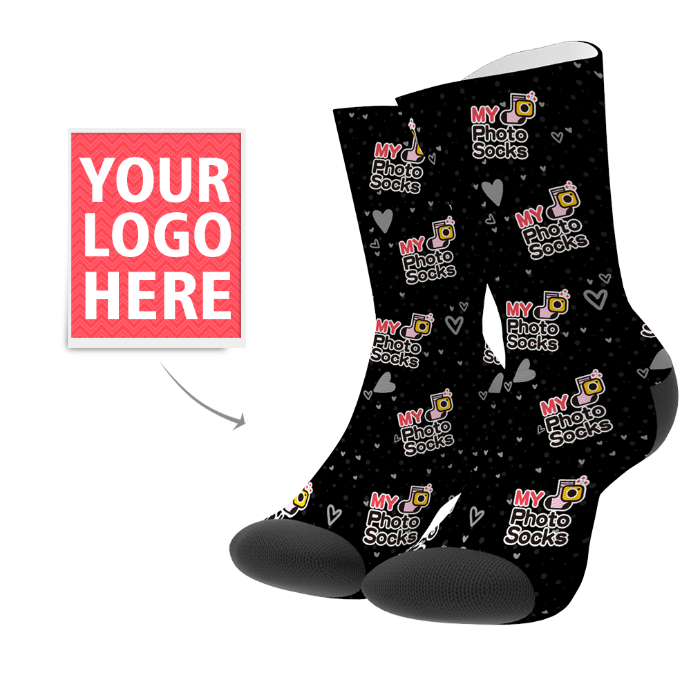 Custom Your Logo Socks - MyPhotoSocks