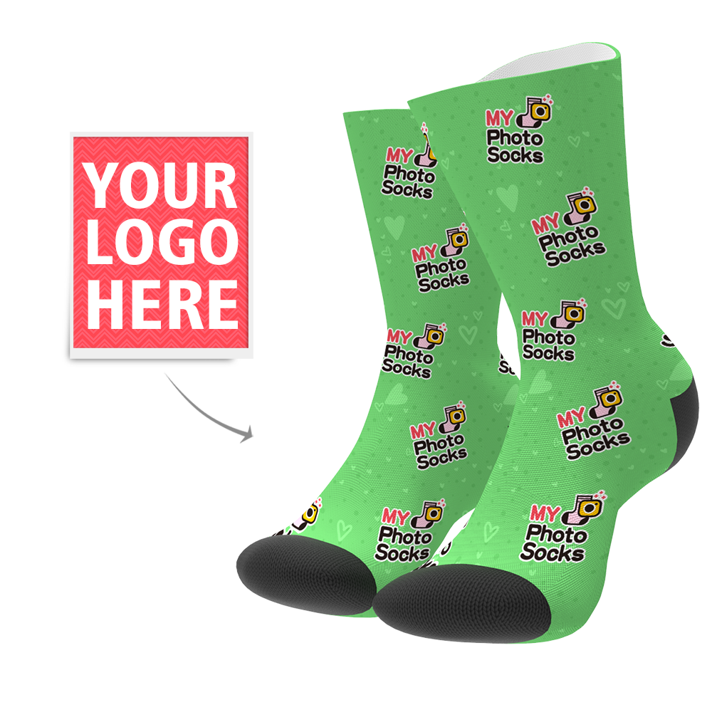 Custom Your Logo Socks - MyPhotoSocks