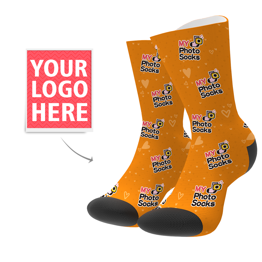 Custom Your Logo Socks - MyPhotoSocks