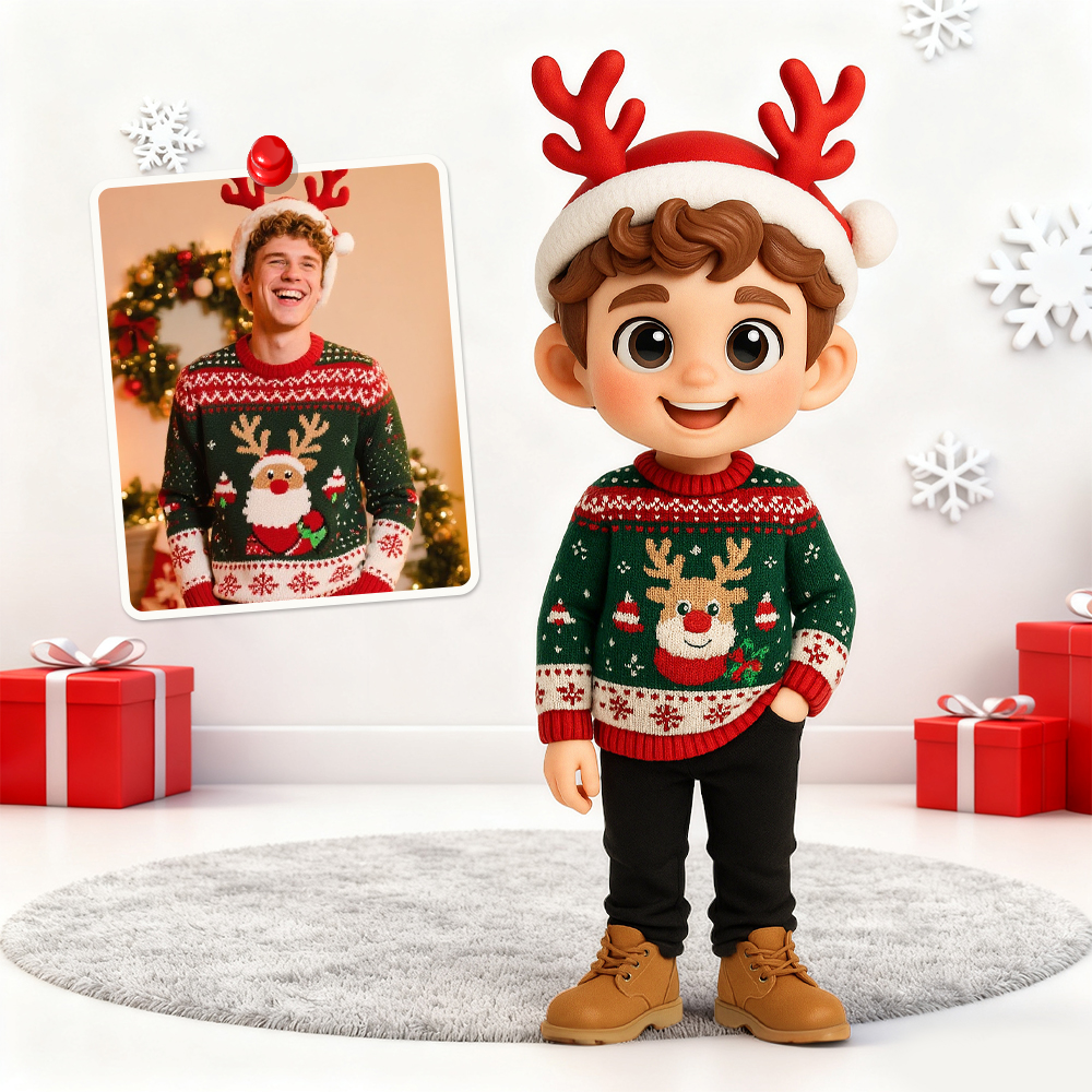 Foto naar 3D Minifiguur Cadeau-idee voor collega's of als display op kantoor