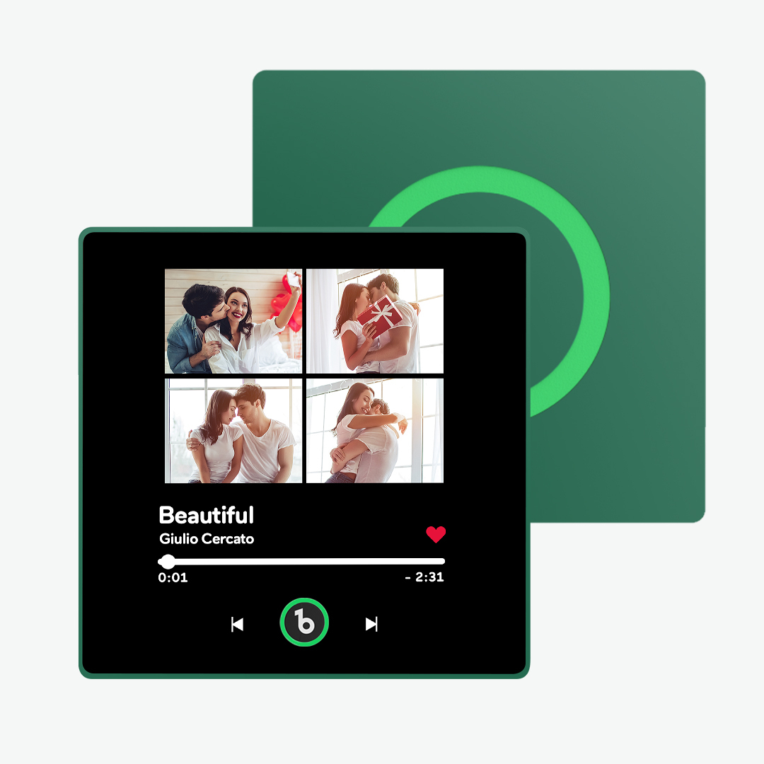 Aangepaste Muziek Koelkastmagneet Gepersonaliseerde Koelkastmagneet Met Meerdere Foto's Kan Liedjes Afspelen