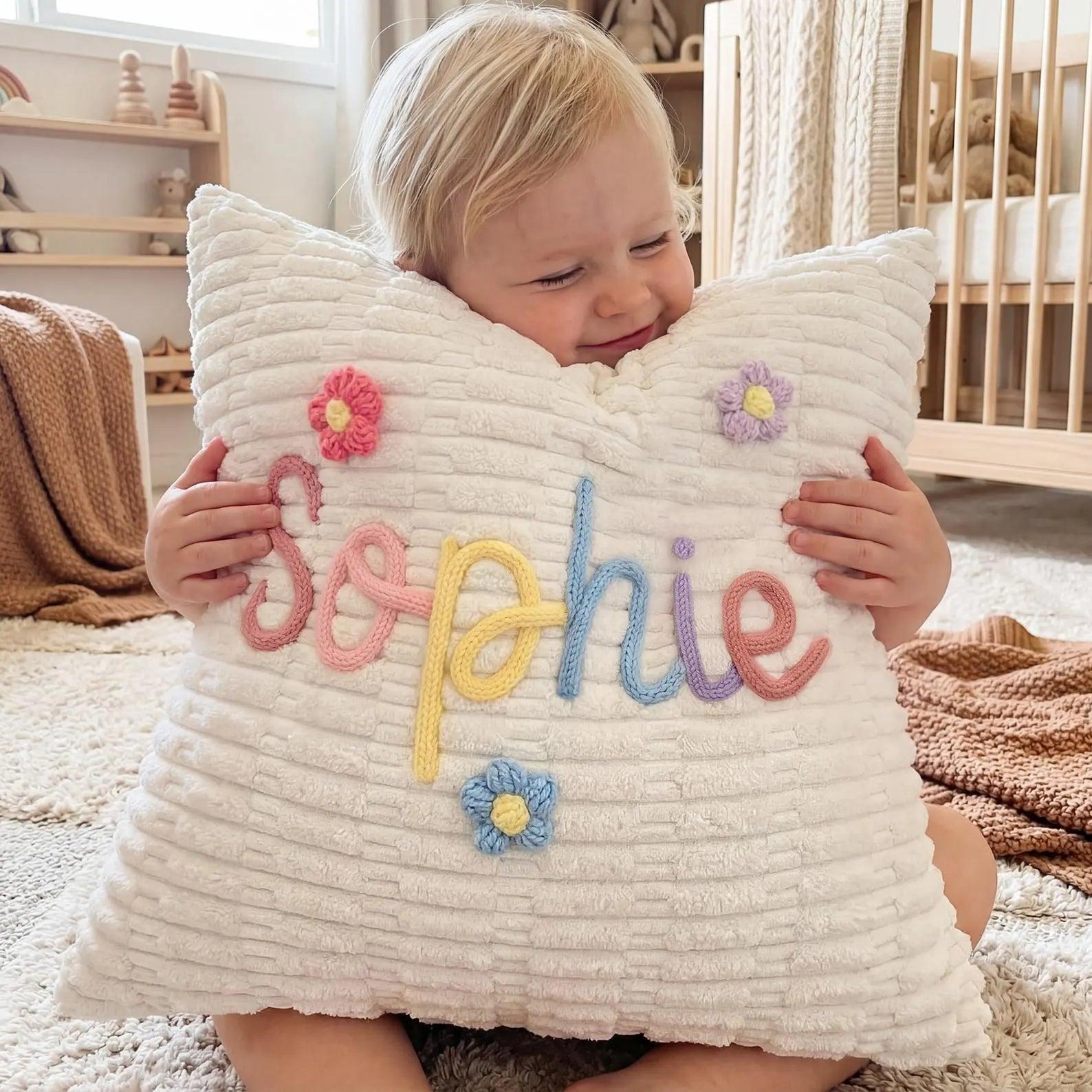 Gepersonaliseerde Kindernaam Kussen Kinderkamer Decor