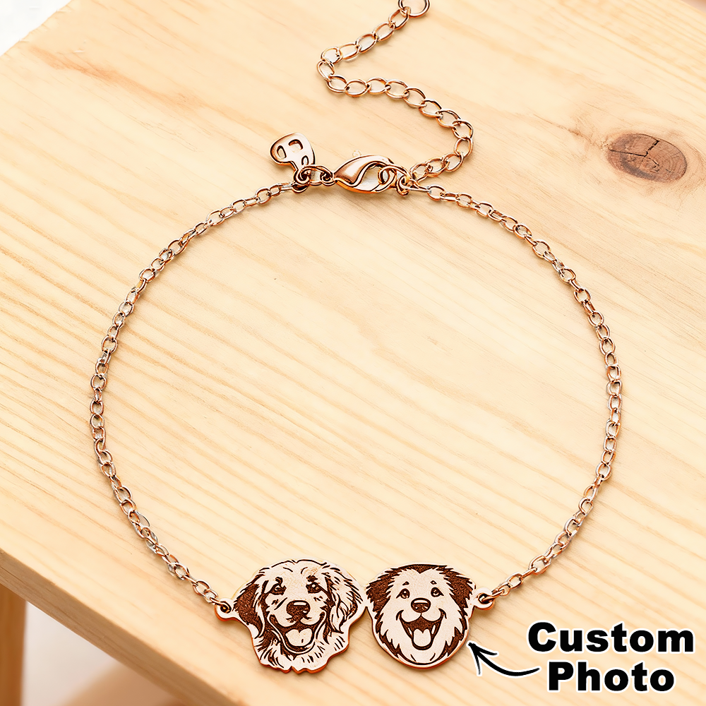 Gepersonaliseerde Armband Met Portret Van Huisdier, Armband Ter Nagedachtenis Aan Huisdier, Sieraden Met Foto Van Huisdier, Armband Voor Verloren Huisdier, Armband Voor Hond En Kat, Cadeau Voor Haar