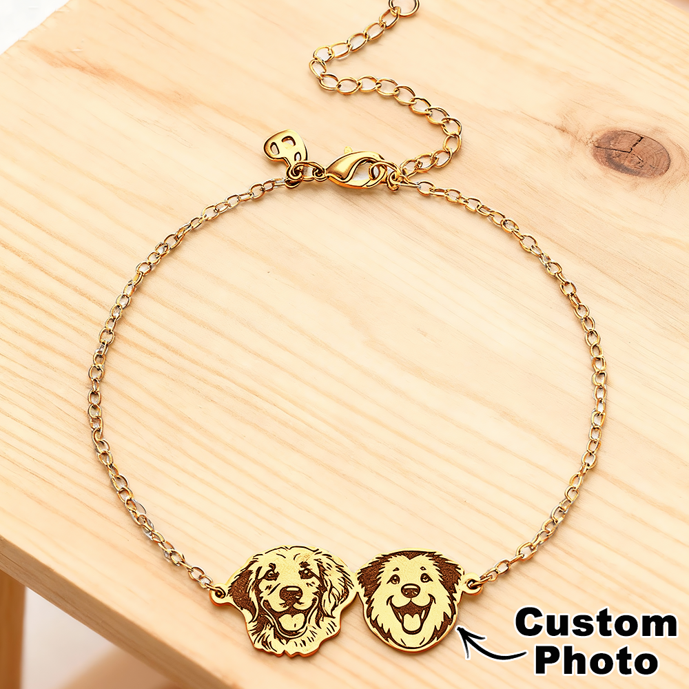 Gepersonaliseerde Armband Met Portret Van Huisdier, Armband Ter Nagedachtenis Aan Huisdier, Sieraden Met Foto Van Huisdier, Armband Voor Verloren Huisdier, Armband Voor Hond En Kat, Cadeau Voor Haar