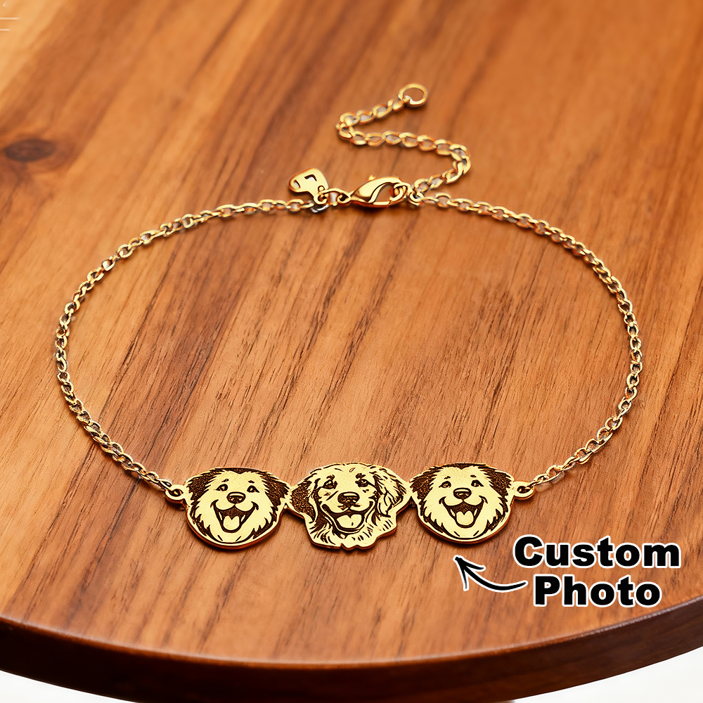 Gepersonaliseerde Armband Met Portret Van Huisdier, Armband Ter Nagedachtenis Aan Huisdier, Sieraden Met Foto Van Huisdier, Armband Voor Verloren Huisdier, Armband Voor Hond En Kat, Cadeau Voor Haar