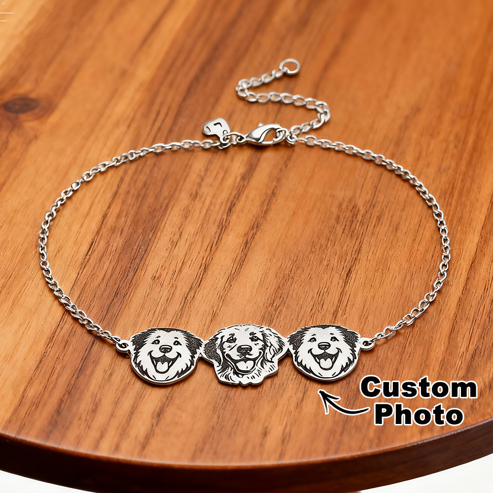 Gepersonaliseerde Armband Met Portret Van Huisdier, Armband Ter Nagedachtenis Aan Huisdier, Sieraden Met Foto Van Huisdier, Armband Voor Verloren Huisdier, Armband Voor Hond En Kat, Cadeau Voor Haar