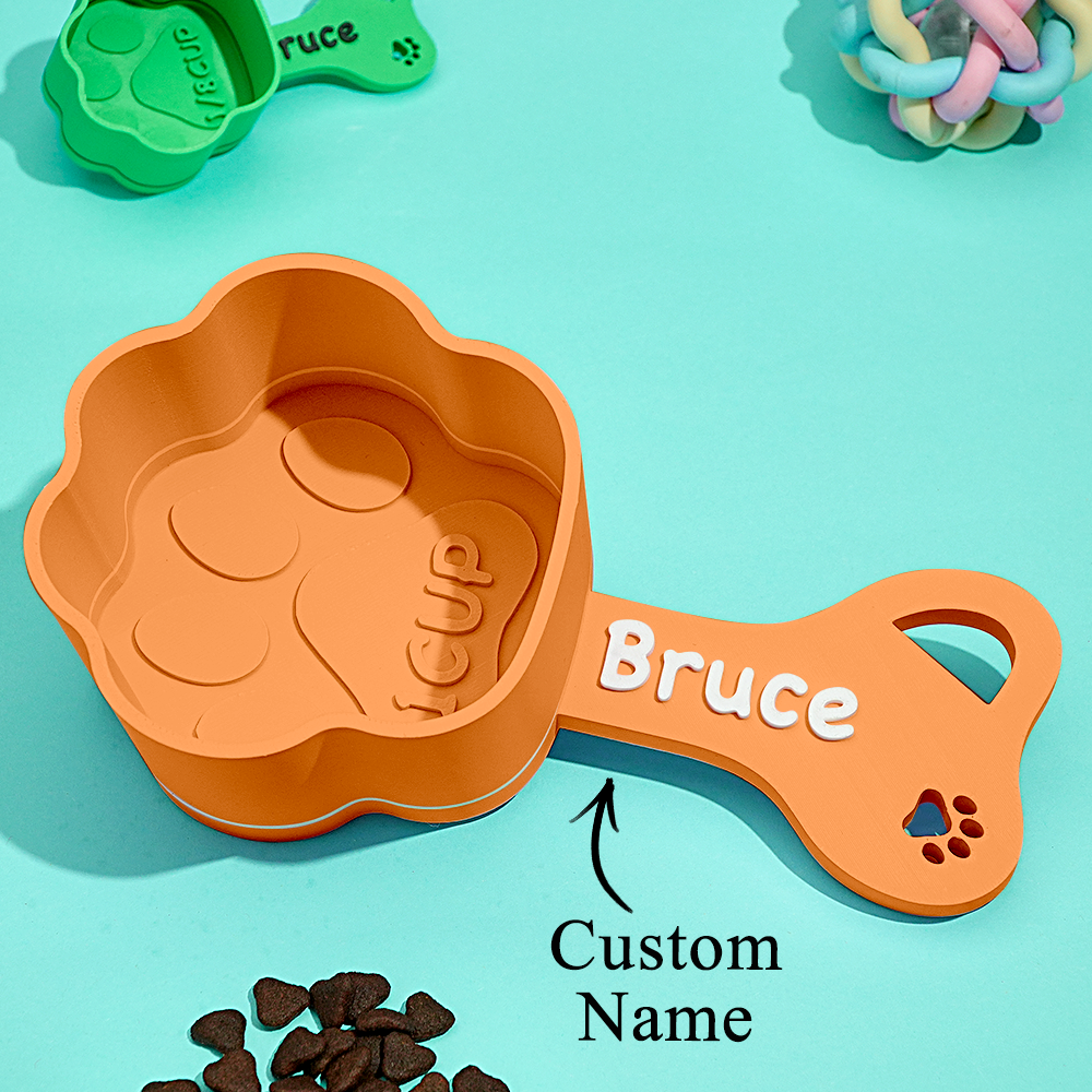 Gepersonaliseerde Hondenvoer Scoop Aangepaste Scooper Huisdier Brok Scoops Voedsel Dispenser Hond Maatbeker Aangepaste Huisdier Accessoires Cadeau Idee Voor Hondenliefhebber - SokkenFoto