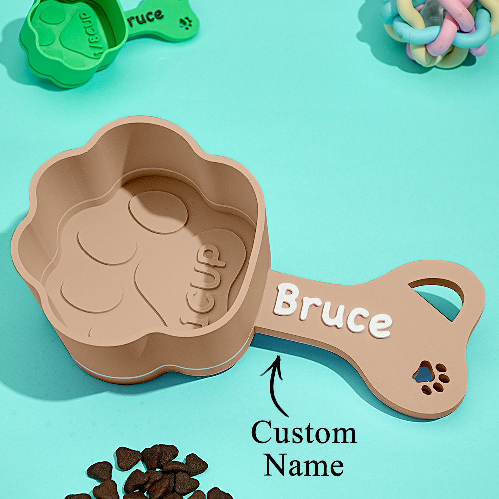 Gepersonaliseerde Hondenvoer Scoop Aangepaste Scooper Huisdier Brok Scoops Voedsel Dispenser Hond Maatbeker Aangepaste Huisdier Accessoires Cadeau Idee Voor Hondenliefhebber - SokkenFoto
