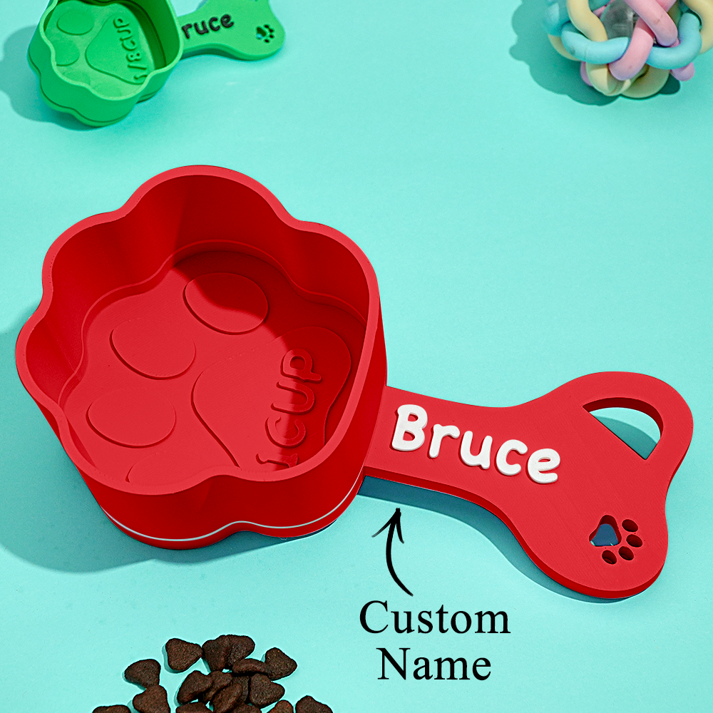 Gepersonaliseerde Hondenvoer Scoop Aangepaste Scooper Huisdier Brok Scoops Voedsel Dispenser Hond Maatbeker Aangepaste Huisdier Accessoires Cadeau Idee Voor Hondenliefhebber - SokkenFoto