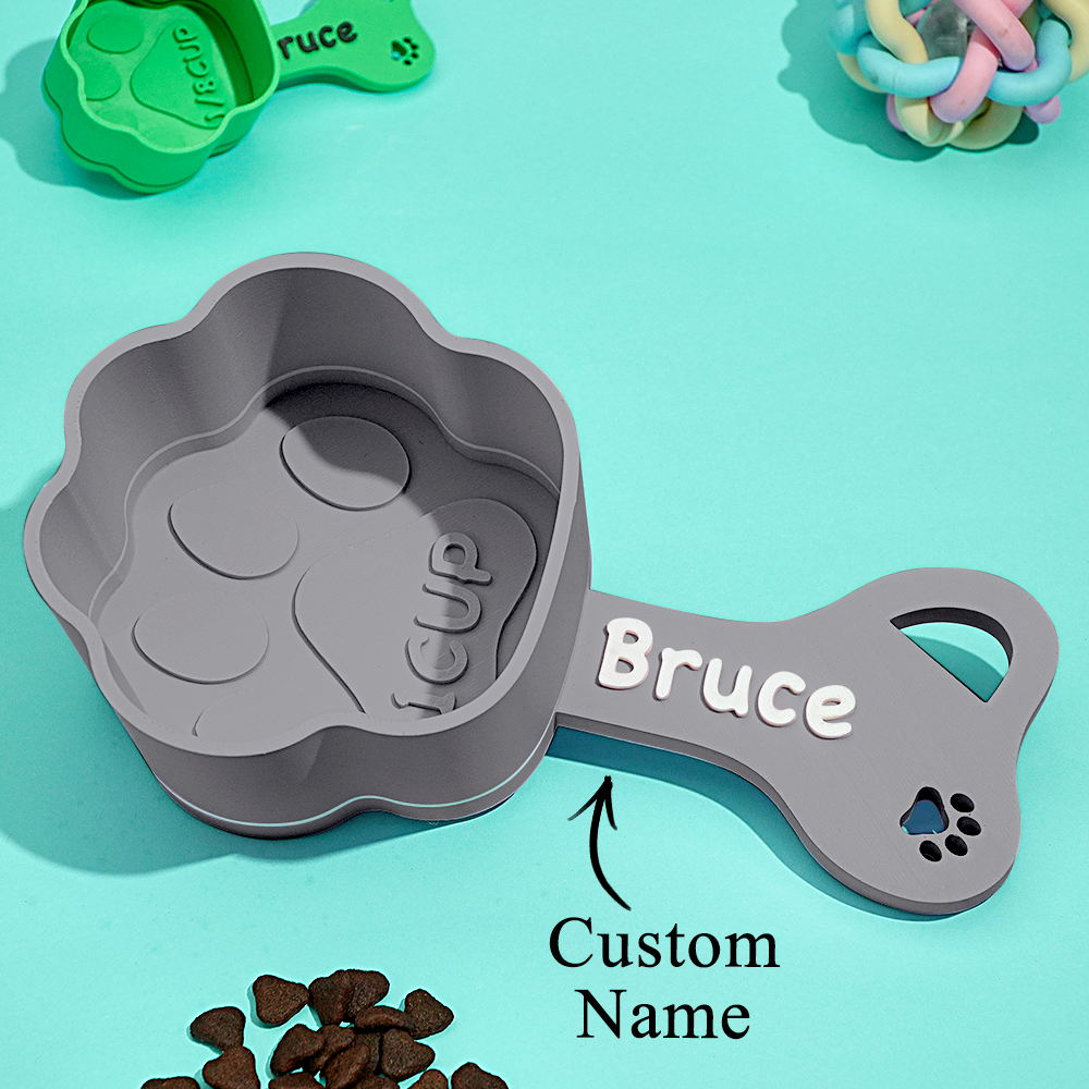 Gepersonaliseerde Hondenvoer Scoop Aangepaste Scooper Huisdier Brok Scoops Voedsel Dispenser Hond Maatbeker Aangepaste Huisdier Accessoires Cadeau Idee Voor Hondenliefhebber - SokkenFoto
