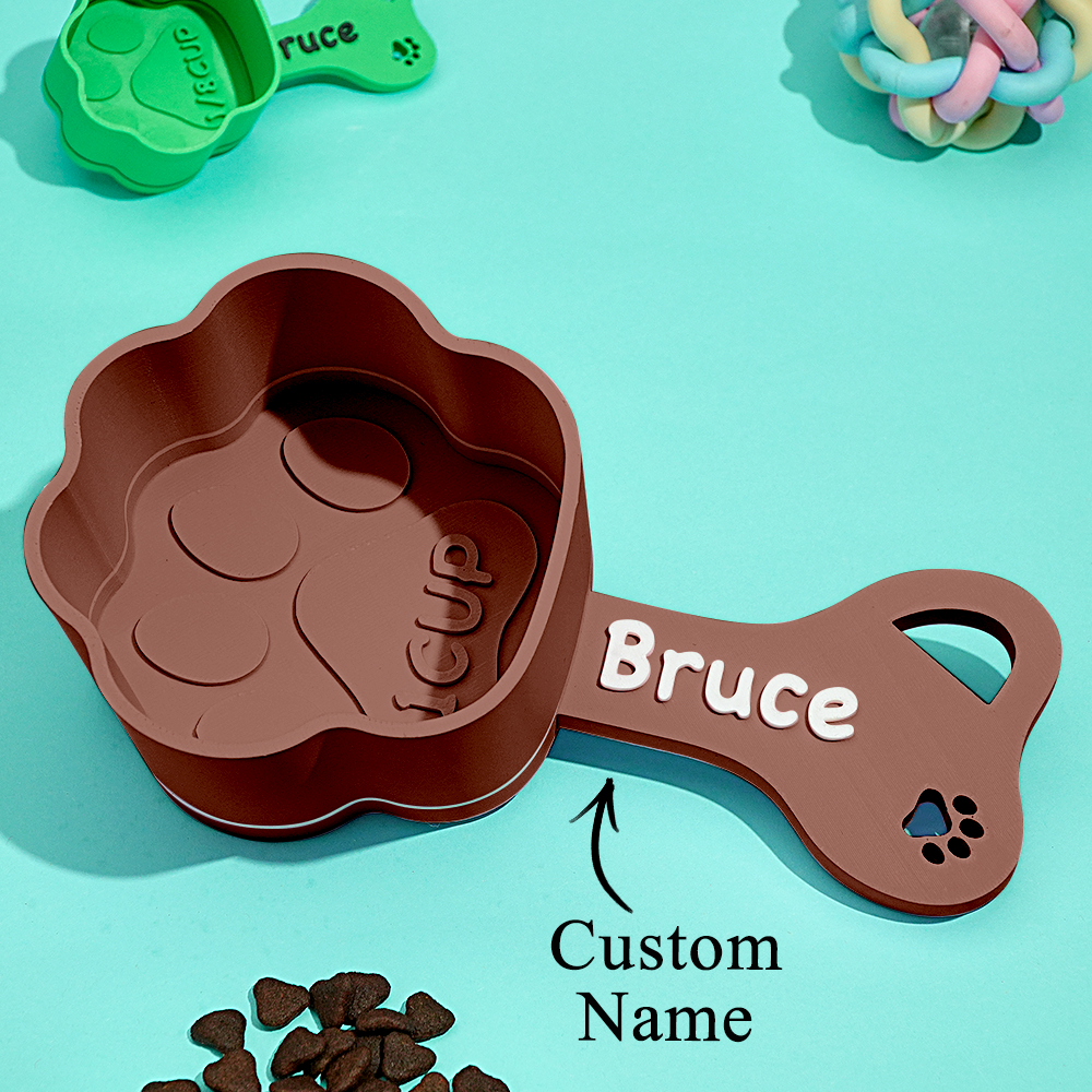 Gepersonaliseerde Hondenvoer Scoop Aangepaste Scooper Huisdier Brok Scoops Voedsel Dispenser Hond Maatbeker Aangepaste Huisdier Accessoires Cadeau Idee Voor Hondenliefhebber - SokkenFoto