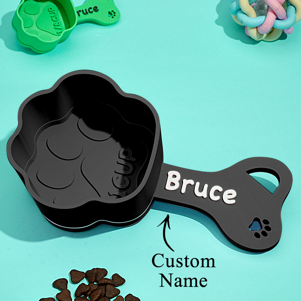 Gepersonaliseerde Hondenvoer Scoop Aangepaste Scooper Huisdier Brok Scoops Voedsel Dispenser Hond Maatbeker Aangepaste Huisdier Accessoires Cadeau Idee Voor Hondenliefhebber - SokkenFoto