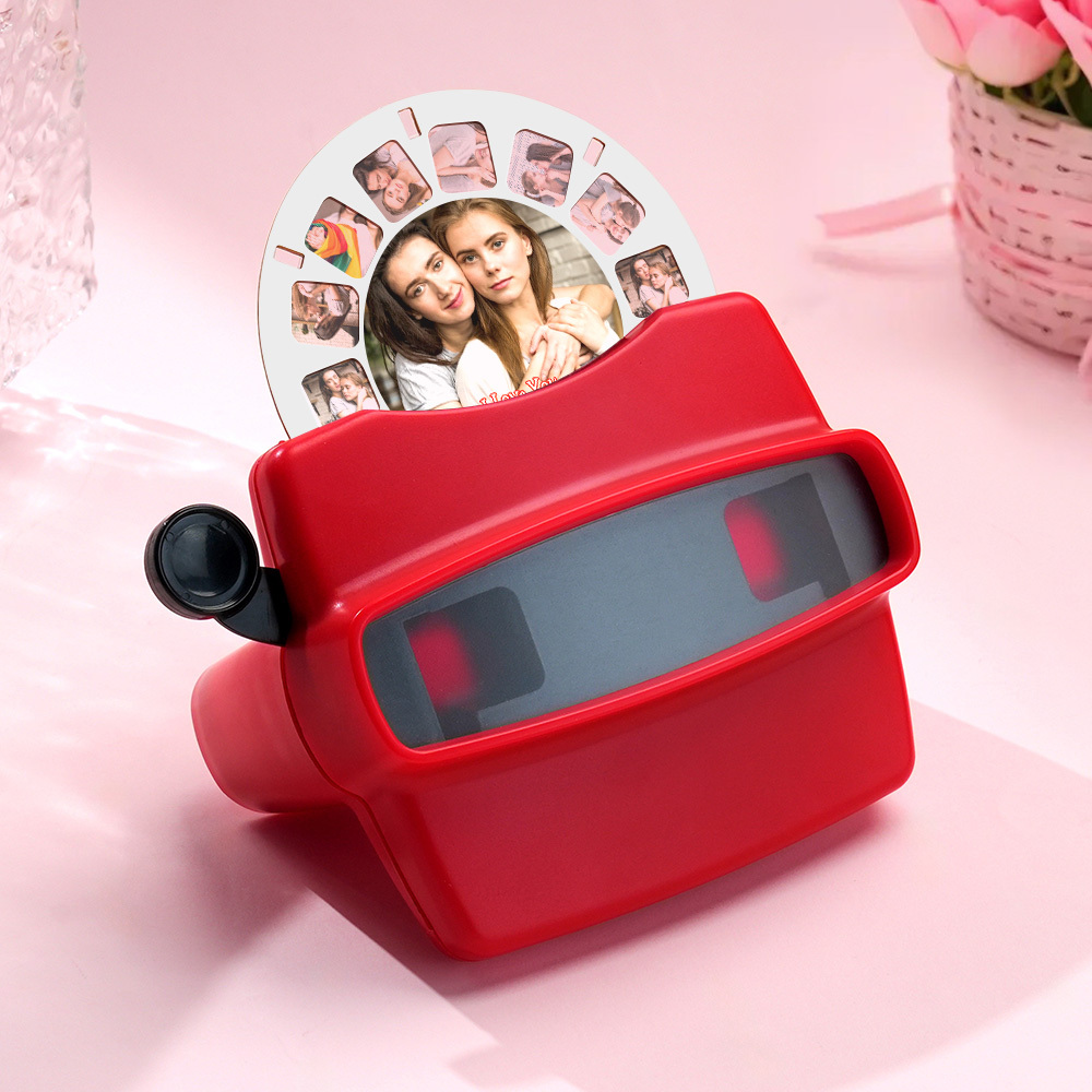 Aangepaste 3d-zoeker En Spoel-gepersonaliseerd Kerstcadeau Met Uw Eigen Foto's Tekst- En Fotoviewer Meerdere Films Beschikbaar Witte Zoeker LGBT