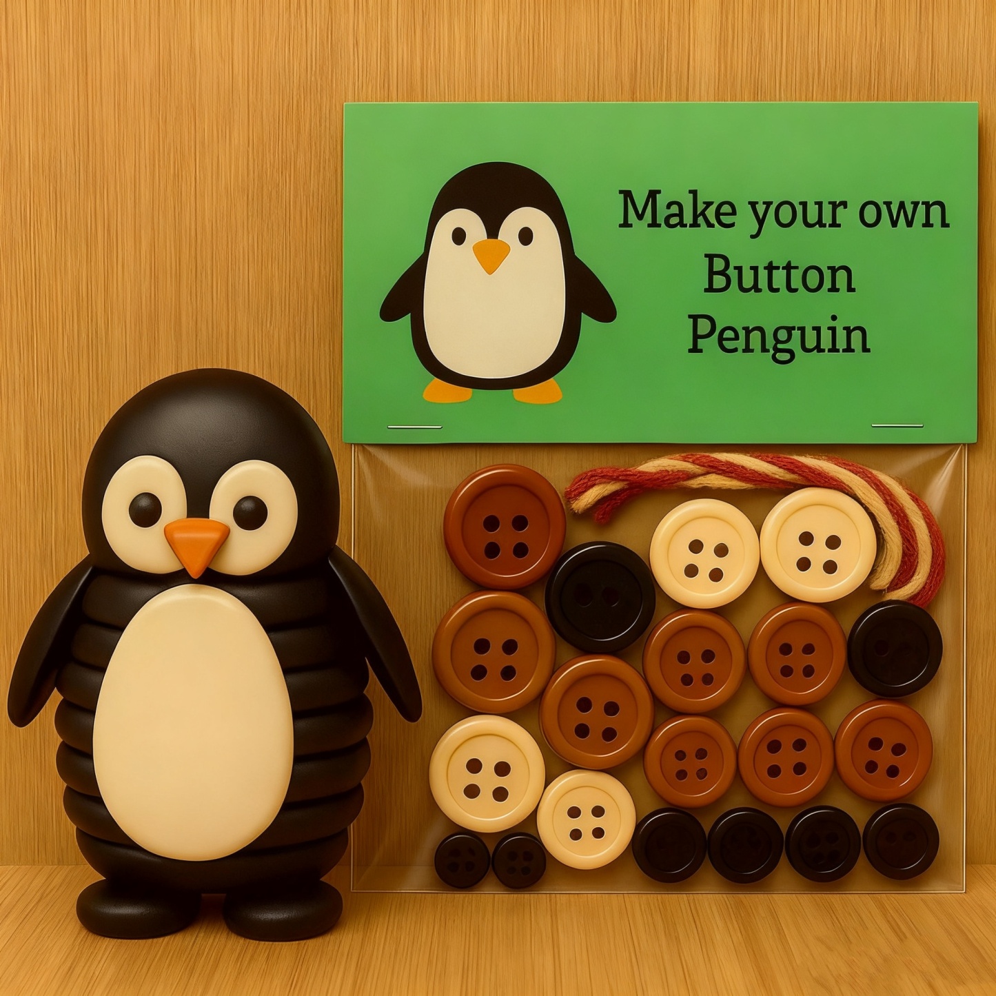 Maak Je Eigen Knoopsneeuwpop – Leuke Doe-het-zelf Kerstversieringsset Voor Knutselen Met Het Gezin En Vakantiedecoratie - SokkenFoto