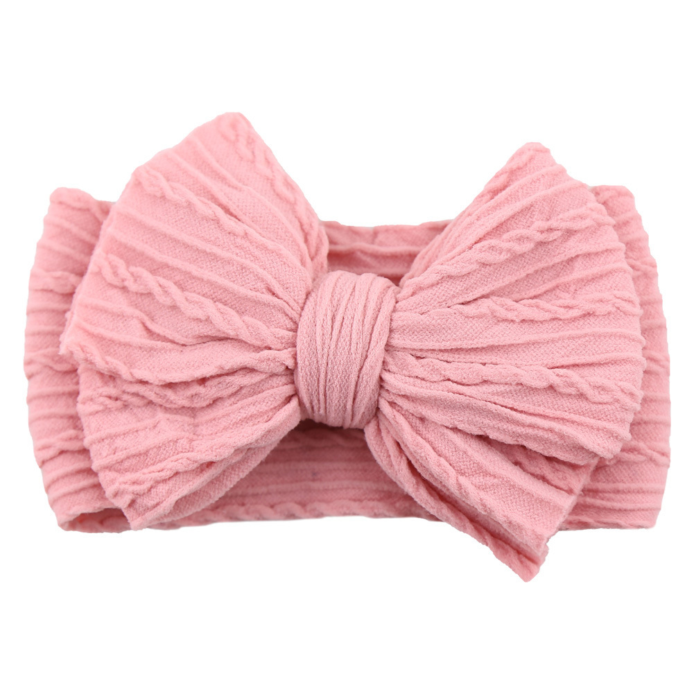 Roze Bloemhoofddeksels Voor Peuterbaby's Haaraccessoires Bloemenhoofdband Babymeisjes Bogen Nylon Bloem - SokkenFoto