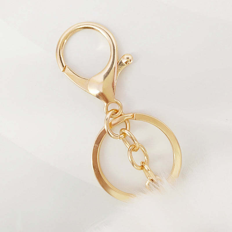 Open Jump Ring with Lobster Clasps and Extension Chain for Jewelry Making DIY Keychain Accessories - photomoonlamp