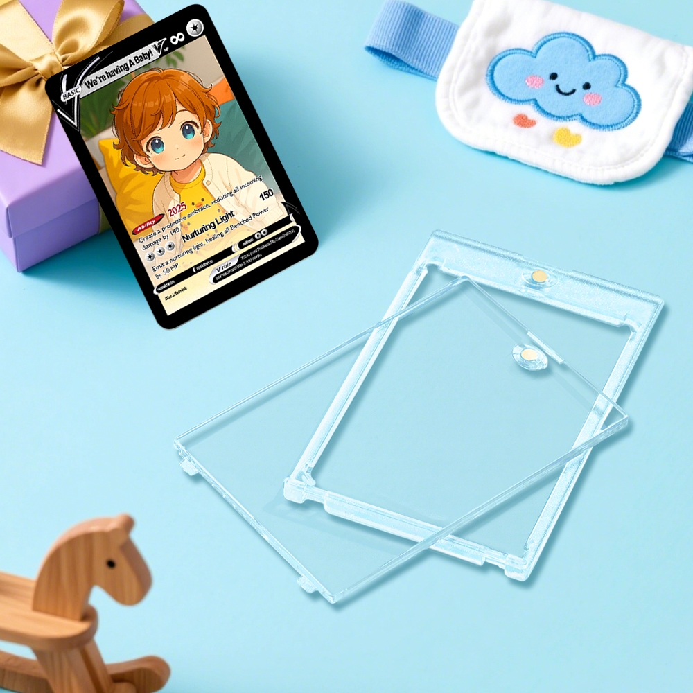Gepersonaliseerde Schattige Baby Poke-kaart, Aangepast Spelkaartcadeau Voor Kinderen, Aangepaste Cadeaus - SokkenFoto