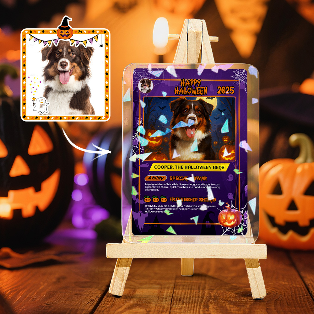 Gepersonaliseerde Halloween- En Kerstkaart Voor Koppels – Gepersonaliseerde Cartoon-ruilkaart Met Foto En Naam, Uniek Vakantiecadeau Voor Hem En Haar - SokkenFoto