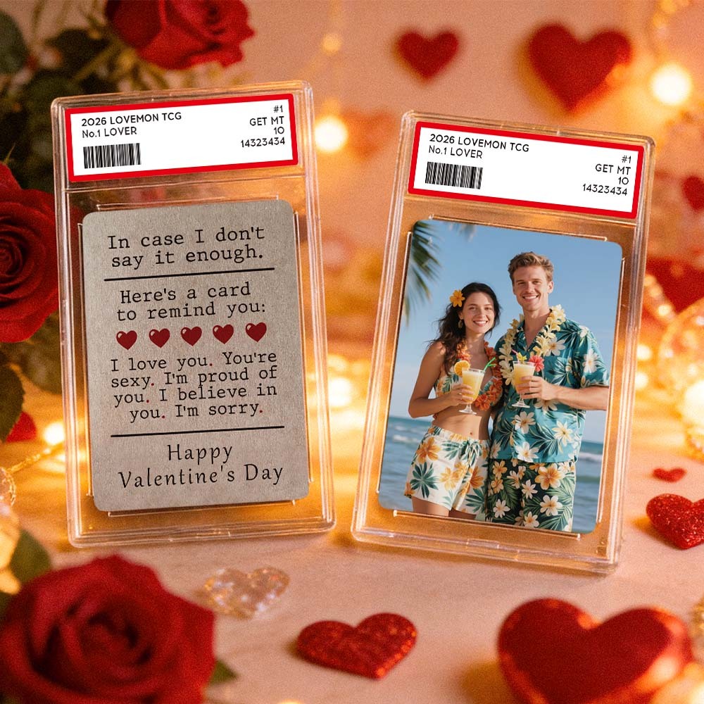 Gepersonaliseerde Valentijnskaart Voor Stellen: Alles Wat Je Wilt Zeggen - Romantisch Valentijnscadeau Voor Een Stel - Uniek Verzamelobject En Aandenken - SokkenFoto