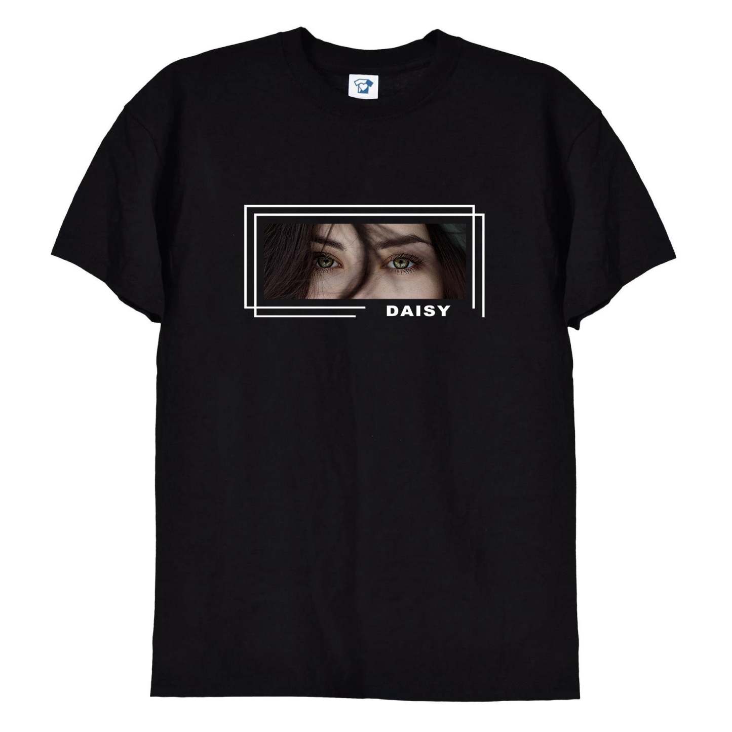 Uniek Aangepast Ogen-t-shirt, T-shirt Met Ogen Van Geliefde, Gepersonaliseerd Ogen-kunstwerk, Uniek Ogen-schetskunstwerk Van Fotocadeau Voor Uw Geliefde - SokkenFoto
