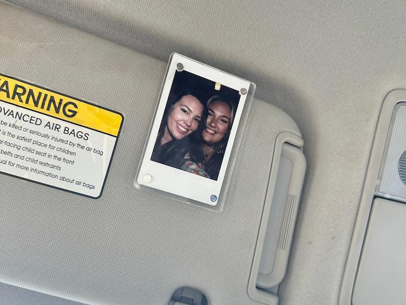 Foto Auto Vizier Clip Aangepaste Zonneklep Clip Gepersonaliseerde Foto Auto Decoratie Polaroid Foto Voor Auto Koppels Cadeau