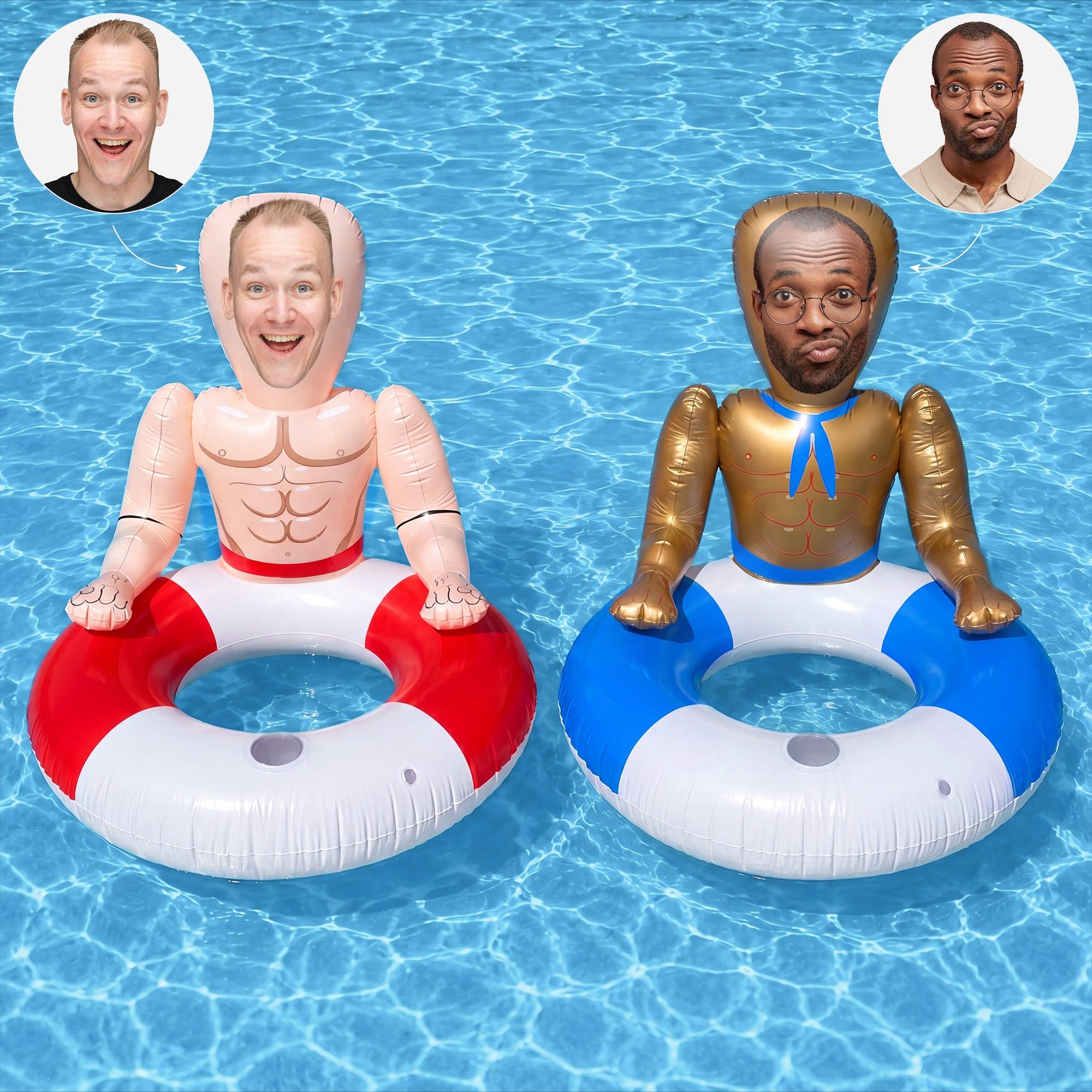 Zwembadvlotter Met Gezichtsfoto - Gepersonaliseerde Zomercadeaus Voor Vrienden