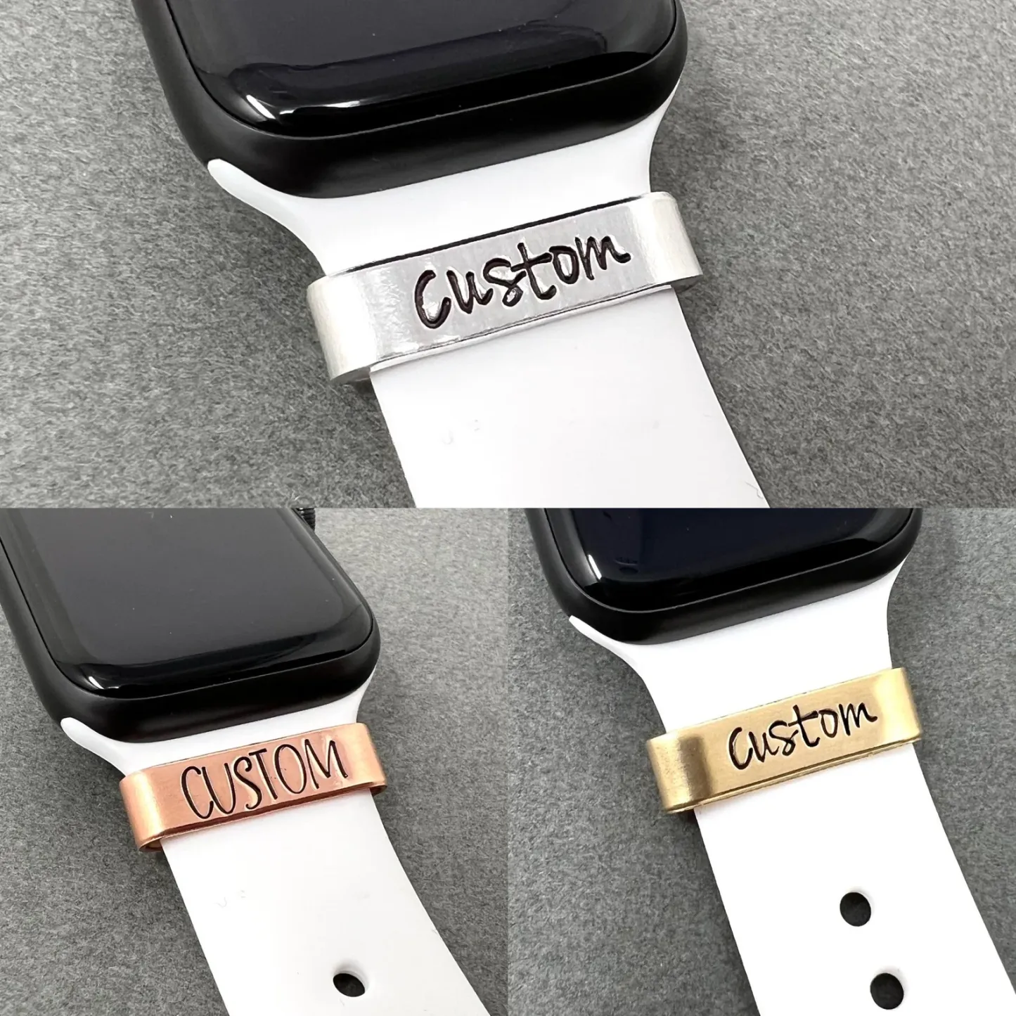 Gepersonaliseerde Horlogebandcharme, Slimme Horlogecharme, Met De Hand Gestempeld Gepersonaliseerd Cadeau, Naam Van Het Afstudeercadeau Voor De Verpleegkundige Week