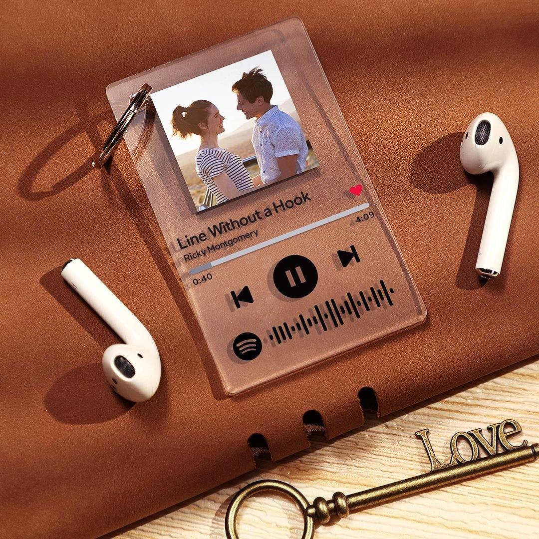 Custom Spotify Code Music Plaque For Friends(4.7IN X 6.3IN) - photowatch