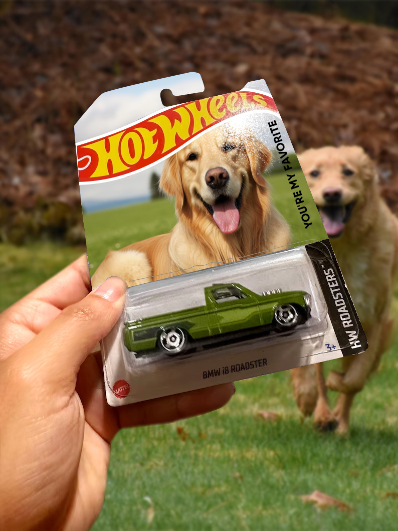 Zoom into Pet Playtime with Toy Car - Personalized Toy Dream Car - Perfect Gifts for Pet Lovers!