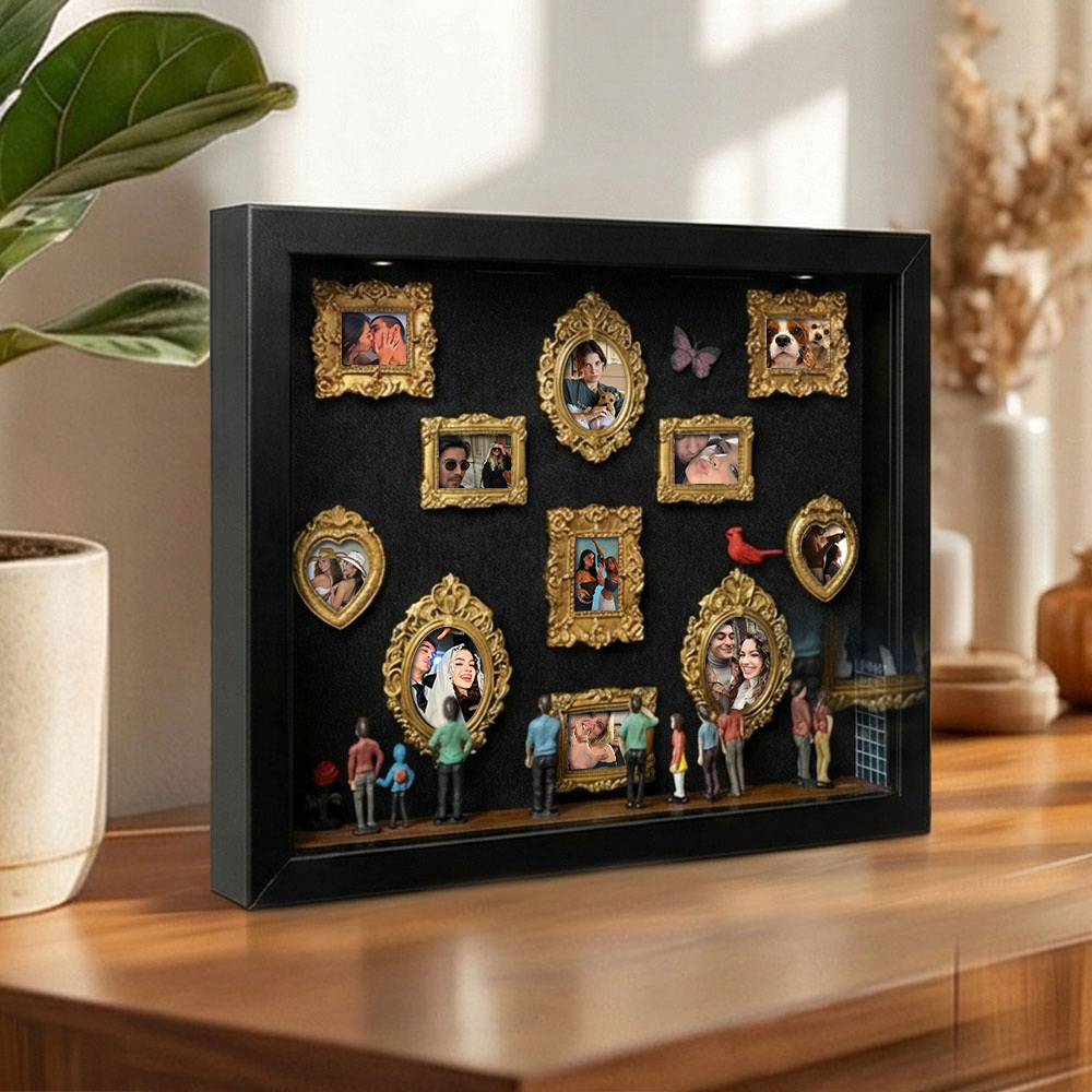 Museum of Us Frame Personalized Couples Gift for Her Cute Miniature Museum Gifts Meaningful Gift Valentine's Day Anniversary Gift - Get Photo Blanket