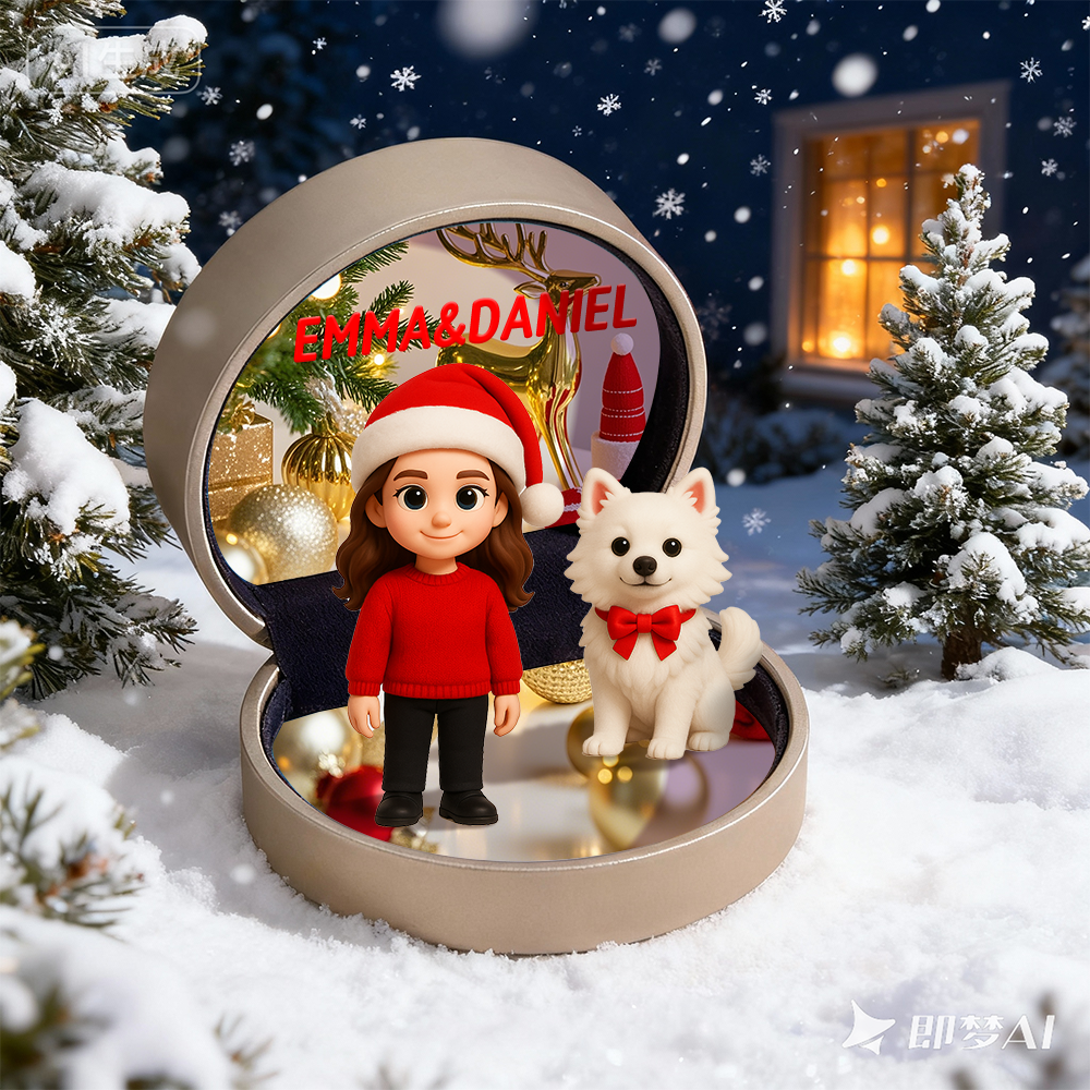 Custom 3D Action Figure Surprise Box Turn Your Photo Into a Personalized Toy Figure Unique Gift for Him or Her - Get Photo Blanket