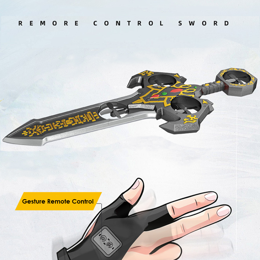 Flying Sword Remote Control Drone Gesture Sensing Aircraft Light Flying Sword Children's Toy Plane Handle gesture control