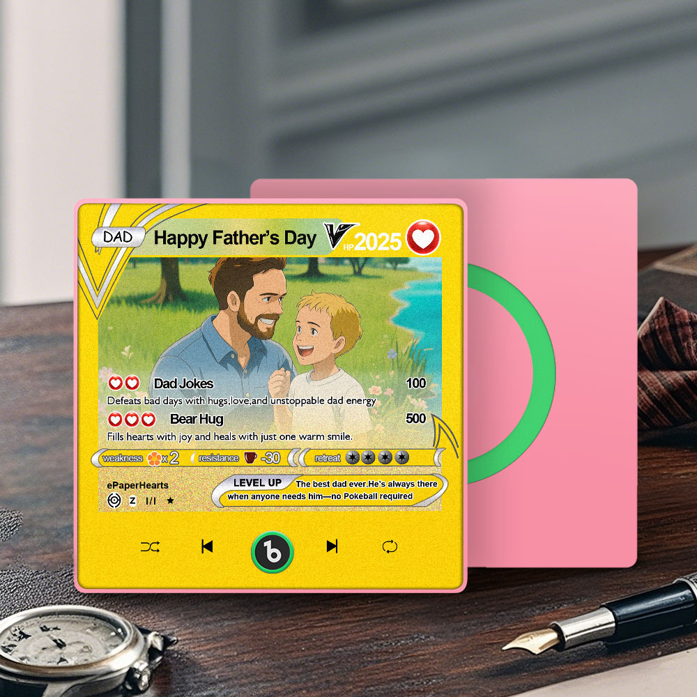 Custom Photo Music Fridge Magnet Poke Card Style FridgeBeats Personalized Song Magnet Father's Day Gift for Dad - Get Photo Blanket